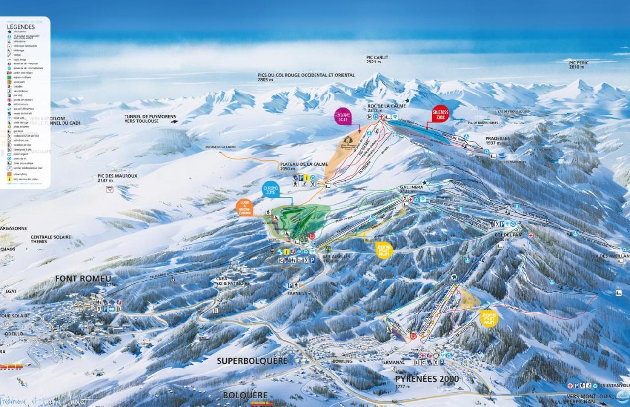 Bolquère Chalet Isard Pyrenees 2000 - 300M Des Pistes מראה חיצוני תמונה
